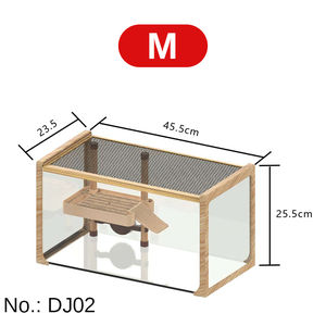 Dj L Fabrikant Directe Verkoop Houtnerf Regenwoud Landschapsarchitectuur Kooi Schildpad Hagedis Voeden Reptiel Huisdier Kooi - Product Image 3
