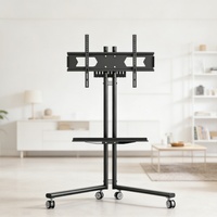 Soporte Móvil Universal de Metal para TV LED/LCD/Plasma de 32-65 Pulgadas, Diseño Original, con Ruedas Giratorias de 360 Grados