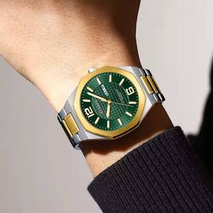 Montre pour homme CURREN 8476, boîtier en alliage, bracelet en acier inoxydable, quartz analogique, verre 41 mm, résistante à l'eau, sport, mode, affaires, dessin animé - Product Image 5
