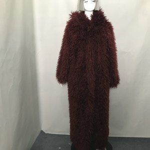 Cappotto Lungo da <span class=keywords><strong>Donna</strong></span> alla <span class=keywords><strong>Moda</strong></span> di Alta Qualità, Cardigan Ampio e Caldo, <span class=keywords><strong>Trench</strong></span> Invernale in Ecopelliccia Peluche - Product Image 4