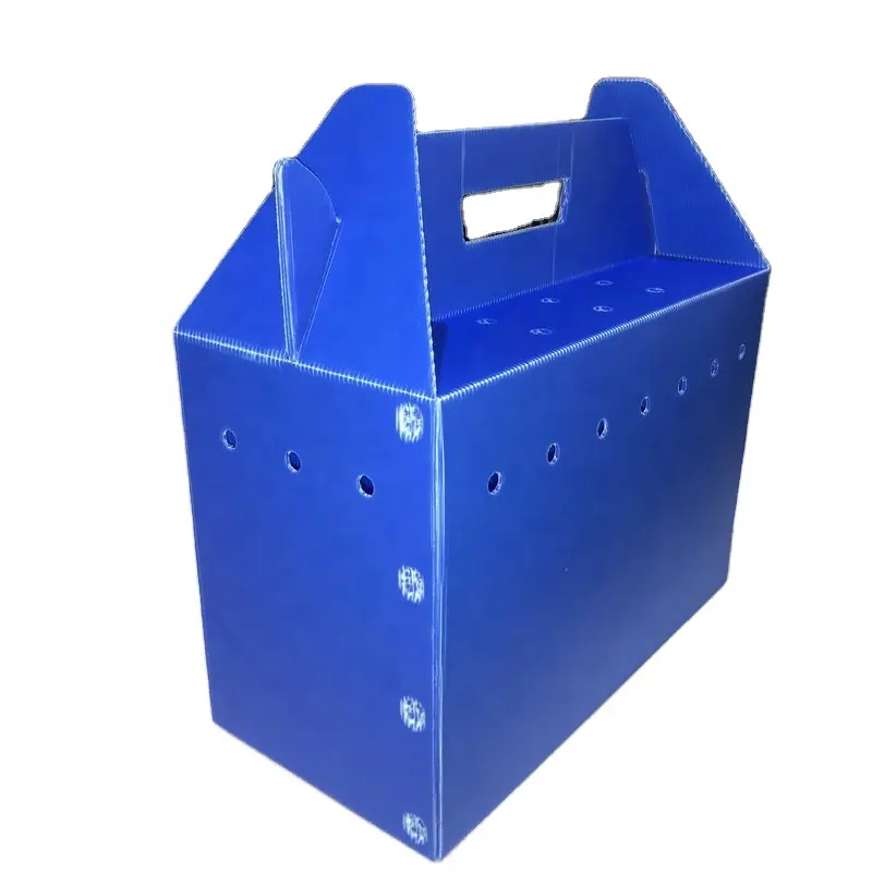 Fábrica de China Ventas calientes de fábrica 4mm Corflute azul Correx Hojas de plástico PP para caja de mascotas con el mejor precio