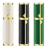 Flacon pulvérisateur en acier inoxydable 5 ml avec logo personnalisé, atomiseur de voyage en métal de luxe à remplissage par le bas pour huiles essentielles et parfums