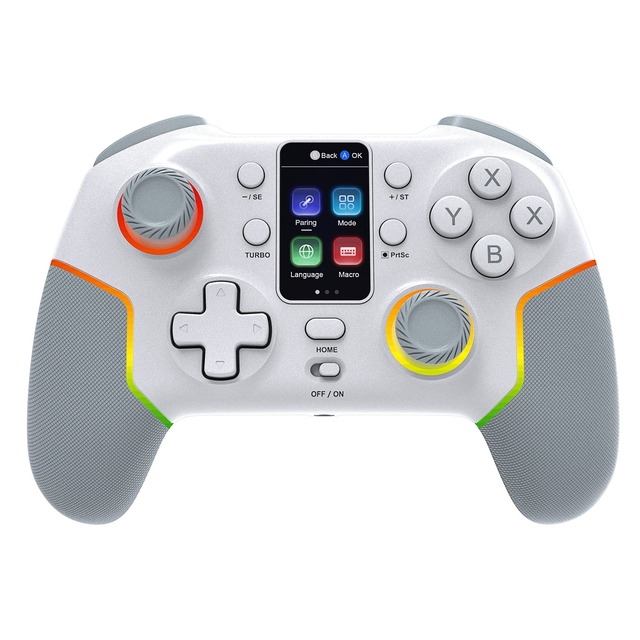 Multifunctional Wireless Gaming Controller Built-in Hall Effect Joystick with Hall Linear Trigger Button for Android/Ios/PC/NS