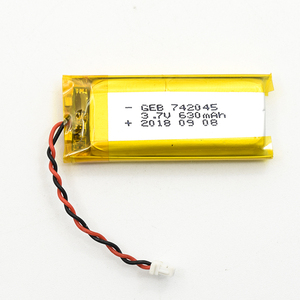 Top Li-ion battery 3,7 V 630 mAh rechargeable battery 742045 - Product Image 1