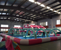 Haute qualité nouveau design commercial extérieur amusement gonflable parasol piscine enfants jouets aquatiques à vendre