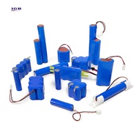 Paket Baterai Lithium-Ion 18650 Isi Ulang 7.4V 2S1P 2000mAh 2200mAh 2600mAh 2900mAh untuk Perangkat IOT, Mainan, dan Elektronik Konsumen