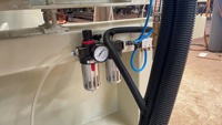 Machine de polissage de pierre automatique multi-têtes GBDM-3000N avec PLC et moteur pour granit et marbre