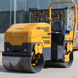 <span class=keywords><strong>Rodillo</strong></span> Compactador Hidráulico Completo XMR170 de 1680 kg, Mini <span class=keywords><strong>Rodillo</strong></span> Vibratorio de Doble Tambor, en Stock, al Mejor Precio - Product Image 1
