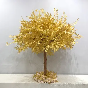 Árvore de cerejeira flor plantas de ouro flor salgueiro grande decoração árvores artificiais para ambientes internos