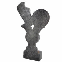 Trophée de football en résine argentée Weivista, petite taille, gravure personnalisée, prix de compétition de football