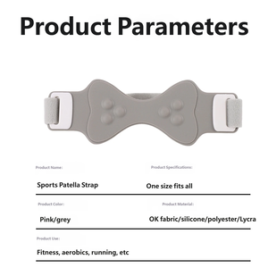 Professional Patellar Retinaculum Stabilizer Exercise Fitness Safety Silicone Anti-Slip Knee <b>Patella</b> <b>Support</b> Strap - Product Image 4