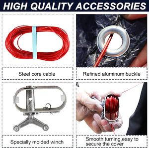 Couverture de <span class=keywords><strong>piscine</strong></span> anti-poussière anti-UV couverture de <span class=keywords><strong>piscine</strong></span> multicolore coupe-vent Bche <span class=keywords><strong>Camping</strong></span> - Product Image 2