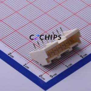 S08B-XASS-1N-BN(LF)(SN) Wire-to-Board Pin Header Bent Lead Through Hole,P=2mm Connector 1x8P 2.5mm Right Angle Insert XA - Product Image 1