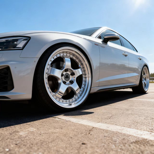 SY 2피스 딥 립 폴리쉬드 17/18/19인치 승용차 휠 5x100 5x114.3 단조 알루미늄 합금 림 인피니티 Q50 Q60 GTR용 - Product Image 4