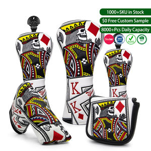 Housse <span class=keywords><strong>de</strong></span> tête <span class=keywords><strong>de</strong></span> putter <span class=keywords><strong>de</strong></span> <span class=keywords><strong>golf</strong></span> <span class=keywords><strong>de</strong></span> haute qualité en cuir synthétique, housses <span class=keywords><strong>de</strong></span> tête <span class=keywords><strong>de</strong></span> club <span class=keywords><strong>de</strong></span> <span class=keywords><strong>golf</strong></span> style poker - Product Image 1
