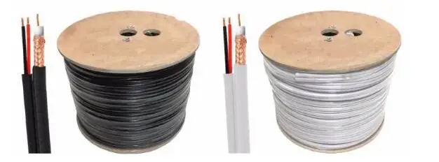 CCTV Coaxial Cable CCS CCA Tine Rg59 Siamese Coaxial Cable With 2c Rg6