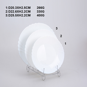 Vaisselle de cuisine en verre opale blanc, résistante à la chaleur, vente en gros à prix réduit - Product Image 4