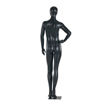 Mannequins noirs pour femmes, taille grande, corps entier, pour magasin de vêtements