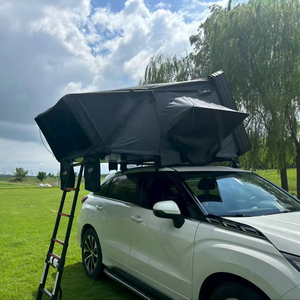 Customized Outdoor Camping 3-4 Person Hard Side Open Car Rooftop Tent Waterproof Aluminum Hardshell Car Roof Top Tent ABS Side O - Product Image 1