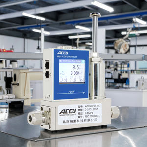 Pengontrol aliran massa MFC harga rendah dapat disesuaikan OEM dikomroresi kontrol aliran udara oksigen katup penganalisis Gas aliran - Product Image 2