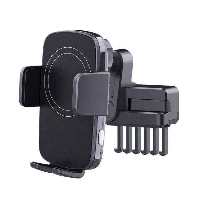 Auto Clamping Phone Mount 15W Fast Charging Wireless Charger for Model Y Car Phone Holder for Model 3
