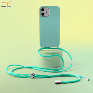 Bas quantité minimale de commande Multi Couleurs 360 Silicone Souple Bandoulière <span class=keywords><strong>Collier</strong></span> Téléphone Cas Pour iPhone 13 14 15 Pro Max - Product Image 3
