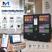 Distributeur automatique de boissons et de snacks MOVA avec écran tactile intelligent, distributeur automatique réfrigéré, prix de gros d'usine