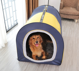 Tente <span class=keywords><strong>Tipi</strong></span> pour Animaux de Compagnie avec Tapis, Lit pour Chat, Tente Portable pour <span class=keywords><strong>Chien</strong></span>, Maison pour Animaux de Compagnie, Lit pour Grands Chiens - Vente Chaude - Product Image 4