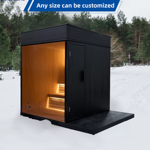 Sauna extérieur sec pour jardin, fonction 220V, relaxation, parc, <span class=keywords><strong>villa</strong></span>, 2-6 personnes, panneau de commande, achetez maintenant - Product Image 5