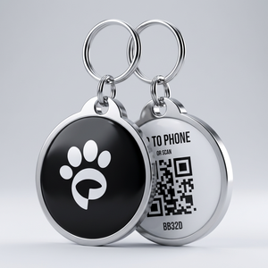 कम MOQ अच्छी बिक्री कस्टम आपका लोगो डिज़ाइन कुत्ते की हड्डी गोल आकार आईडी पालतू टैग - Product Image 1
