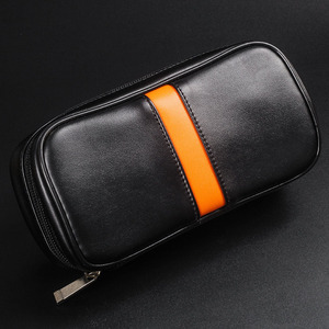 Astuccio per Pipa Fatto a Mano in PU con Blocchi di Colore, Borsa per Tabacco da Pipa - Product Image 6
