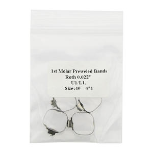歯科矯正用第一大臼歯コラバンド # 28-44.5 口腔チューブ付き - Product Image 4