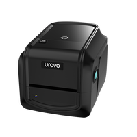 Urovo Printer Label RFID Desktop D812R Pro: cetak termal pengkodean Tag 15mm cepat