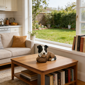 Adorable Estatua de Cachorro de Resina Realista |   Figura Realista de Perro Golden Retriever Labrador <span class=keywords><strong>para</strong></span> Decoración del Hogar |   Escultura de Animales Duradera - Product Image 2