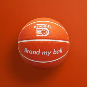 自定义橙色户外街头篮球大小 29.5 "的游戏玩 3x3 篮球