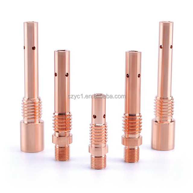 ST Quality Certification Pana 200A 350A 500A Copper Brass Mig Welding Torch Accessories Contact Tip Holder