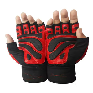 Guantes de Gimnasio para Levantamiento de Pesas, Soporte para Muñeca, Protección Completa de la Palma, Guantes para Hombres y Mujeres, Entrenamiento de Levantamiento de Pesas, Fitness - Product Image 2