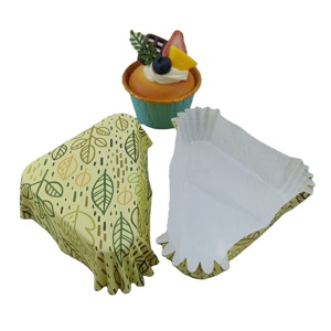 תבניות אפייה חד פעמיות משולשות מנייר איכותי של EUDR, תבנית לאפיית עוגות ולחמים, נייר אפייה למזון מהיר - Product Image 3