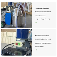 Les fabricants fournissent une nouvelle machine à traire automatique mobile à essence et électrique pour la vache à la ferme