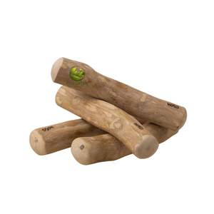 Os à mâcher en bois de café naturel pour chiens, bâtonnet à mâcher en bois de café, jouet en bois pour nettoyer les dents des animaux de compagnie - Product Image 6