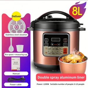Cuisinière électrique de grande taille 8L, vente en gros, appareil électroménager, autocuiseur électrique, autocuiseur en acier inoxydable, utilisation domestique - Product Image 2