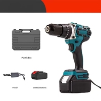 Perceuse à percussion sans fil 21V, mandrin 13mm, moteur sans balais 4820, visseuse électrique sans fil avec batterie au lithium