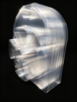 Barquette en PET transparente écologique pour têtes de jig, emballage de vente au détail recyclable avec trou de suspension, logo personnalisé pour la vente au détail d'épicerie