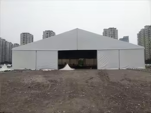 Exterior 10x15 <span class=keywords><strong>M</strong></span> 8x12 <span class=keywords><strong>m</strong></span> Venta caliente Marco de aluminio Techo de PVC Fiesta/Almacén/Carpa de boda - Product Image 3