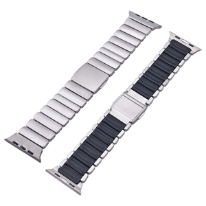 JAETIUM Titanium Silicone Magnetic Clasp Hybrid Strap for <b>Smart</b> <b>Watch</b> Ultra 49mm 46mm 45mm - Product Image 2