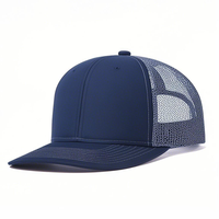 Gorra de béisbol de lona de 6 paneles personalizable, gorra de golf de conductor de camión de moda con logotipo de PVC de goma para actividades al aire libre en la playa