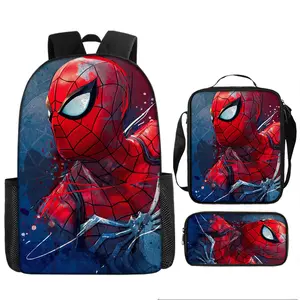 Großhandel Kinder Spider-Man Straße Trend Grundschule Tasche Muster kundenspezifischer Kinder-Rucksack