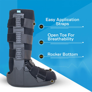 Botas Ortopédicas Ajustables y Transpirables YIDE Unisex para Fracturas de Tobillo, con Cierre de Gancho y Bucle, para Rehabilitación Ortopédica, 1 Año - Product Image 5