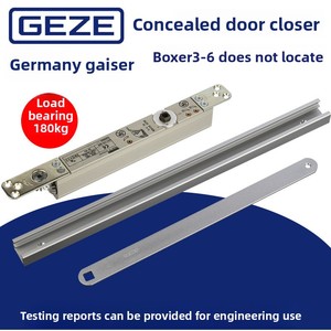 Ferme-porte encastré en acier German <span class=keywords><strong>Gezer</strong></span> Boxer 3-6 pour portes jusqu'à 180 kg - Product Image 2