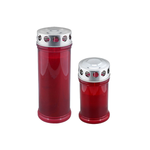 Bougie de cimetière sans fumée écologique, classique blanche/rouge, pour la commémoration des défunts, bougie éternelle - Product Image 1